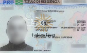 کارت اقامت پرتغال